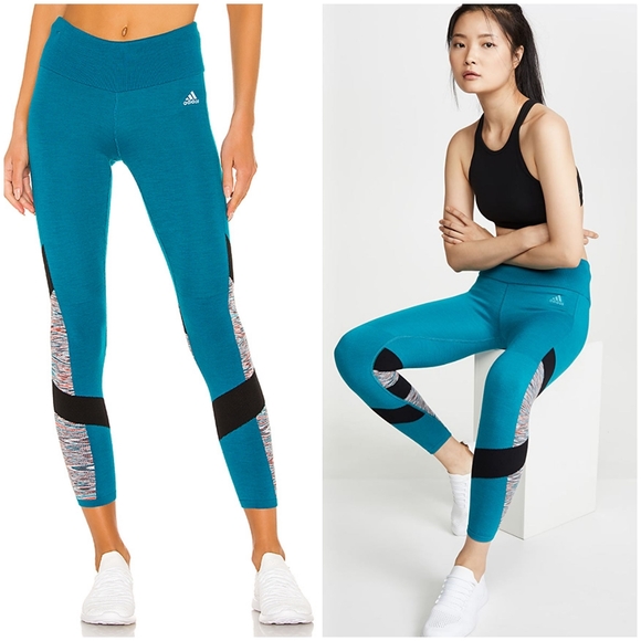 ADIDAS x Missoni How We Do Leggings Teal XXS NWT - Picture 1 of 8